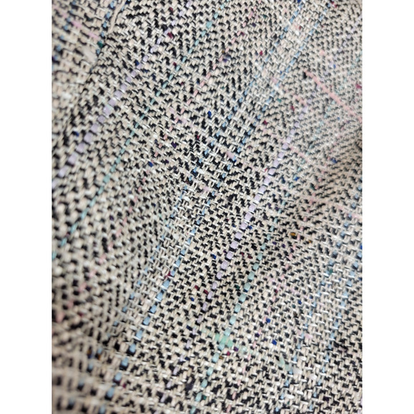 Imperial Haggar Sport Coat Suit Men's Size 42 Gray Blue 2-Button Tweed Formal - Picture 12 of 16